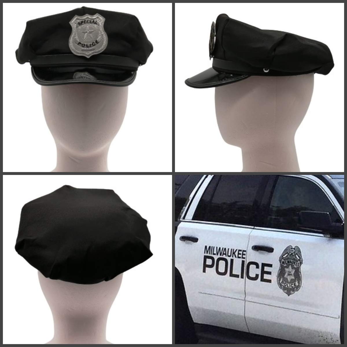 Amazon.co.jp: [APOSITV] ポリス コスプレ 帽子 メンズ 男 ポリス